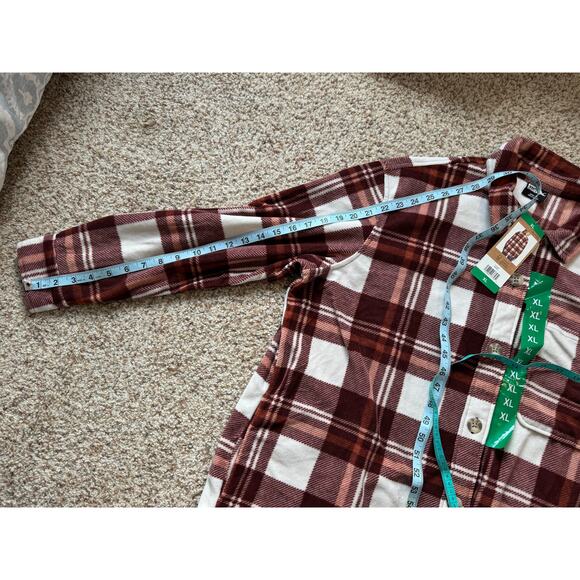 Eddie Bauer Fleece Jacket/Coat, size XL, Women button up Fleece sweater, NWT - Picture 6 of 9